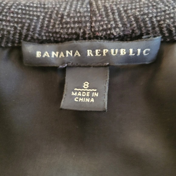 Banana Republic Gray‎ Soft Blazer Jacket Size 8 - Picture 4 of 4